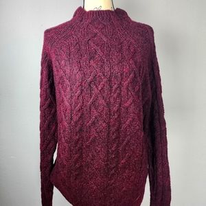 Michael  Michael Kors sweater, burgundy. Large
